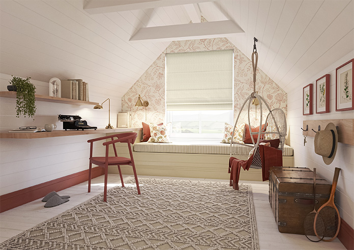 Braemar, Light Ecru - Roman Blind - Image 6